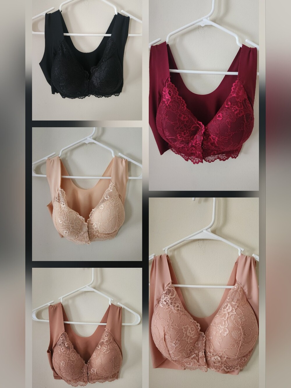 5 Pc Gersome Lace Bras